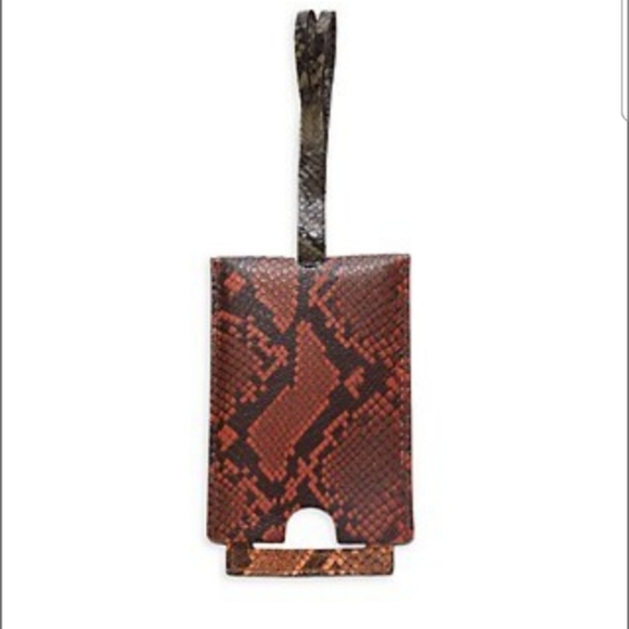 Madewell Accessories - Madewell Snake Print Luggage Tag